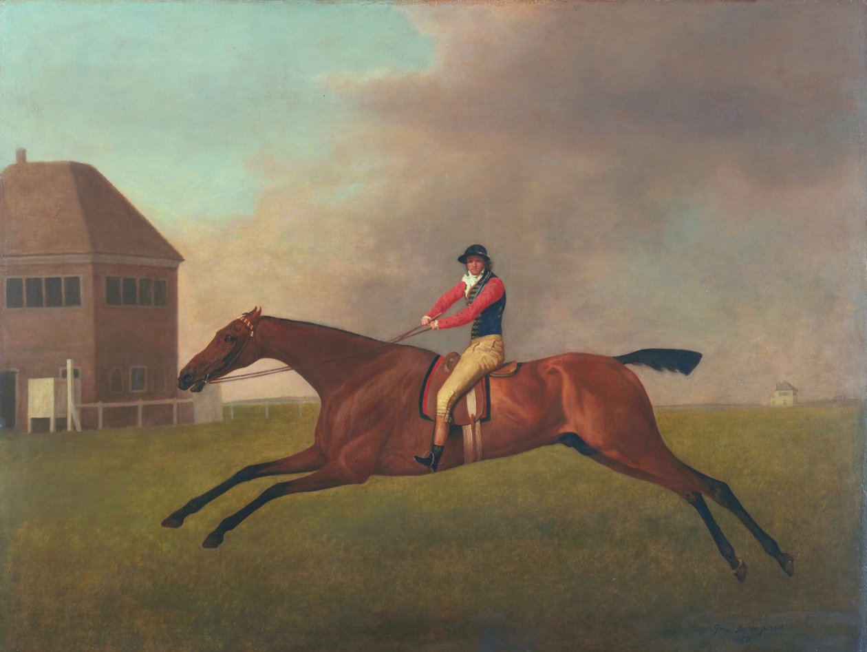 Baronet mit Sam Chifney, 1791 von George Stubbs