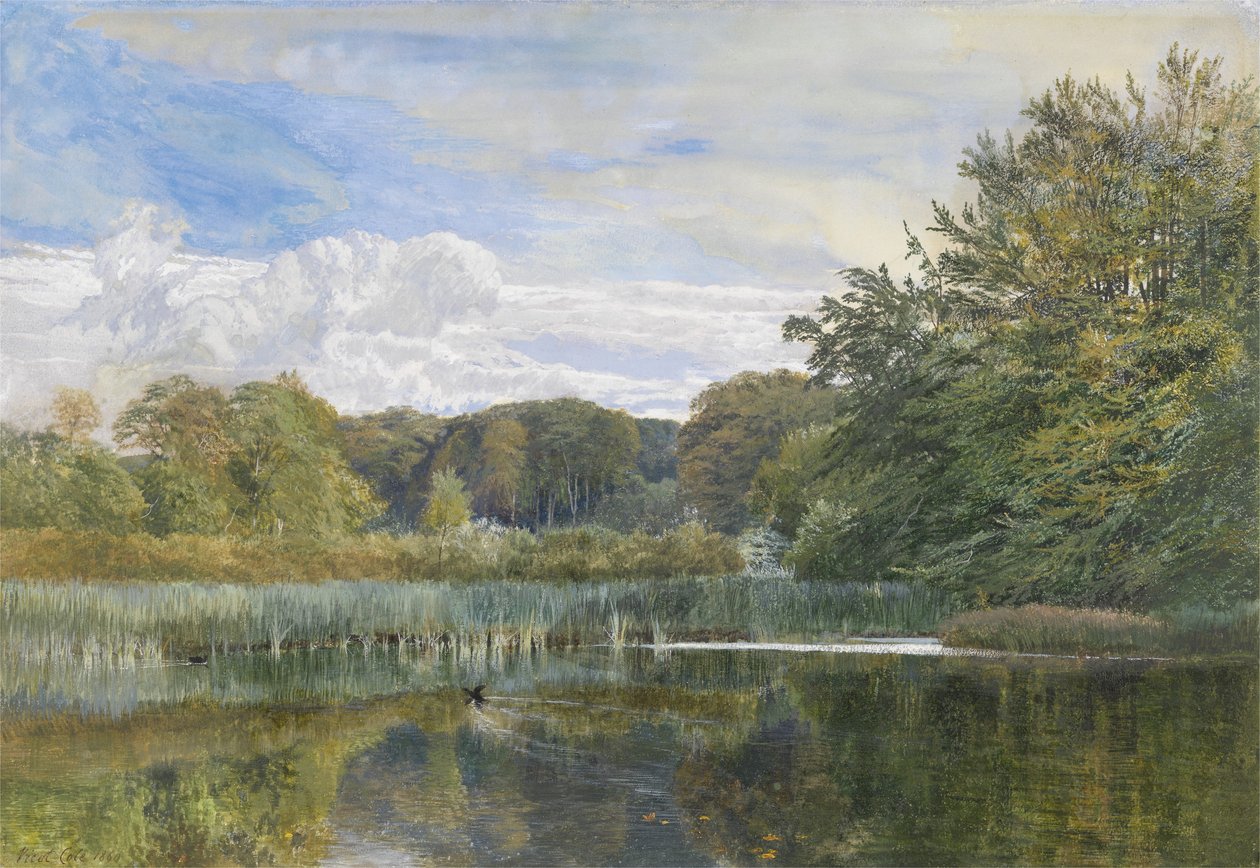 Der Mühlenteich, Evelyn Woods, 1860 von George Vicat Cole