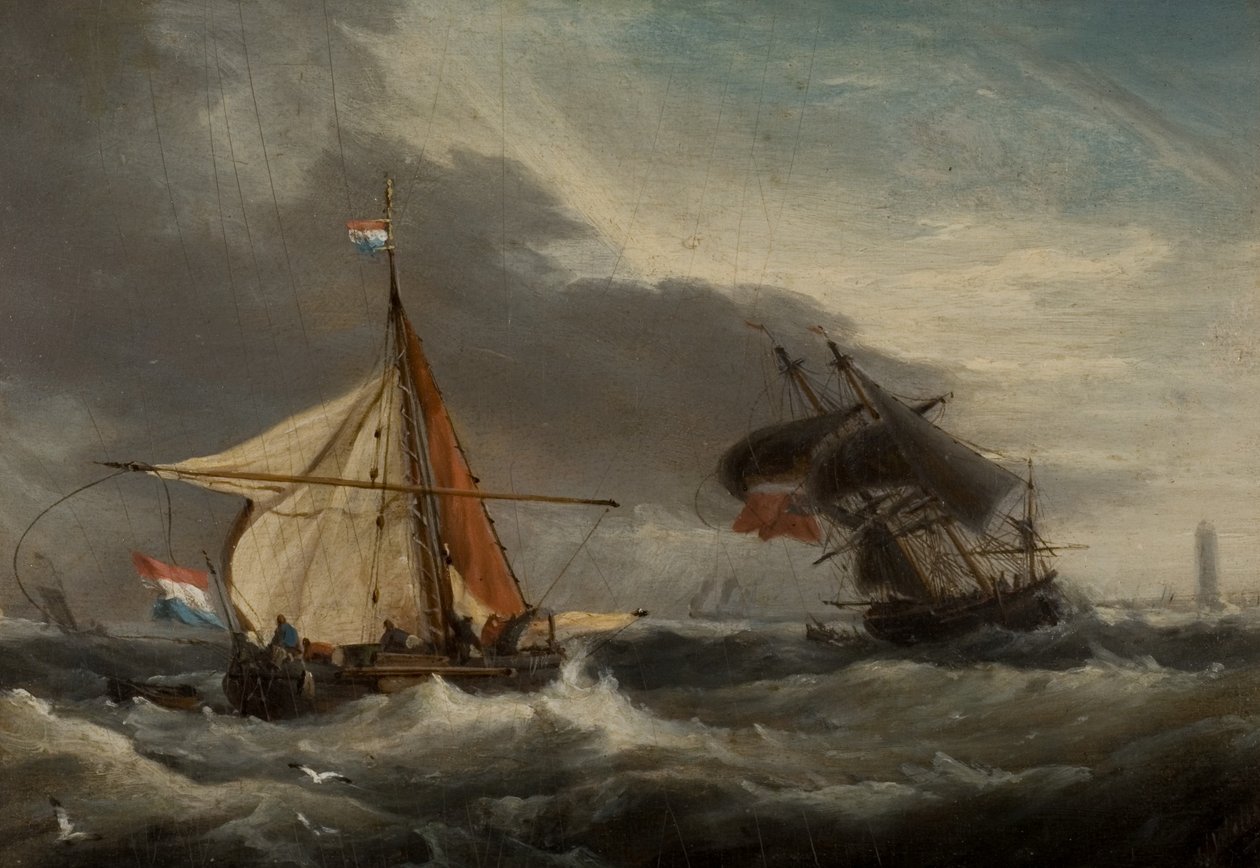 Boote, Mündung des Tyne von George Webster
