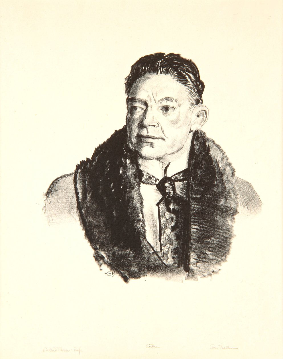 Porträt von Robert Aitken, 1921 von George Wesley Bellows