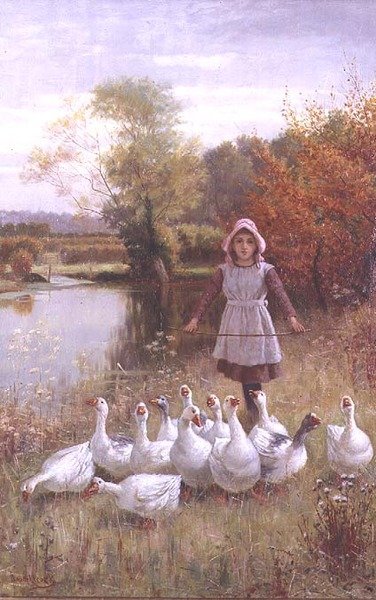 Das Gänsemädchen von George A. Elcock