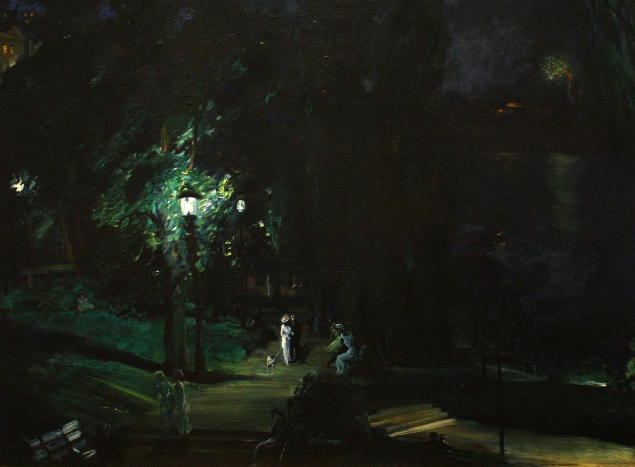 Sommernacht, Riverside Drive von George Bellows