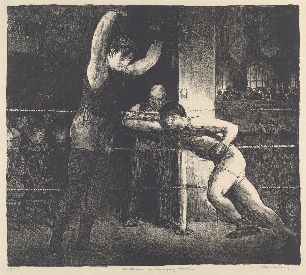 Willard in Trainingsquartieren von George Bellows