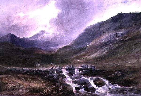 Walisische Berglandschaft von George Bryant Campion