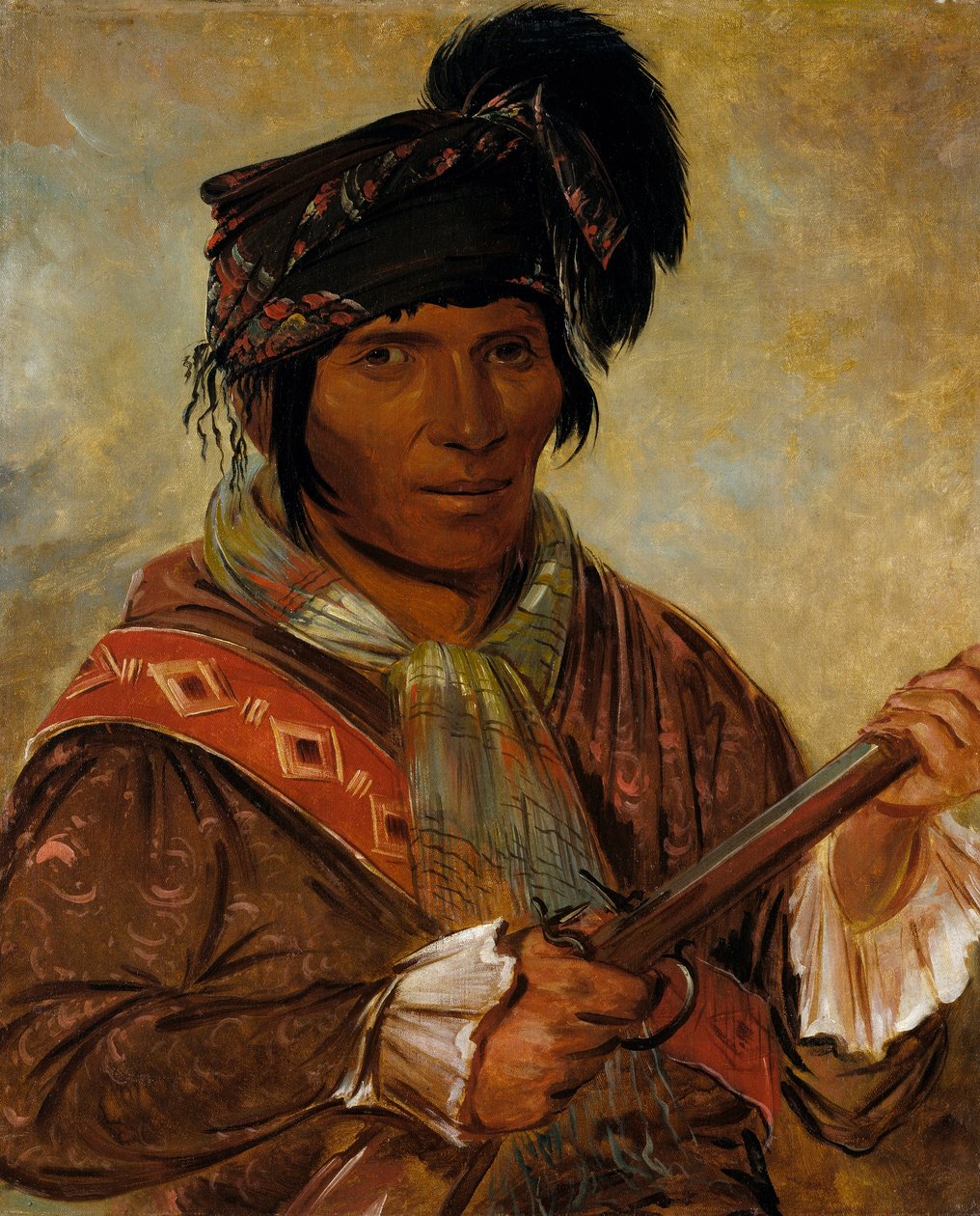 Co-ee-há-jo, ein Häuptling von George Catlin
