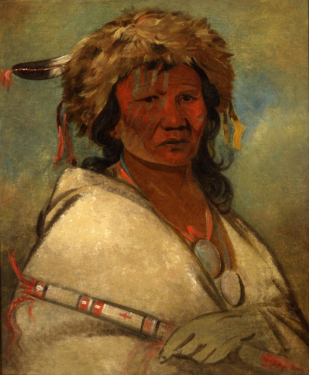 Großer Held, ein Häuptling von George Catlin