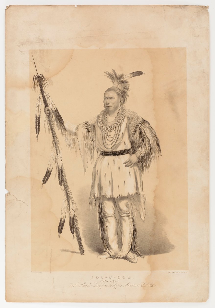 Joc-o-sot, der Gehende Bär von George Catlin