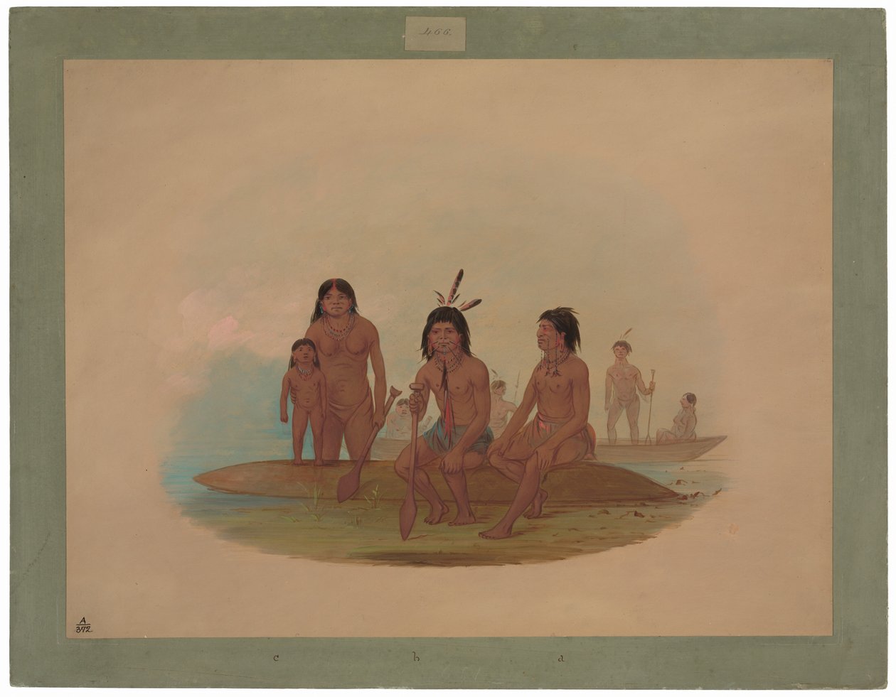 Marahua-Indianer von George Catlin