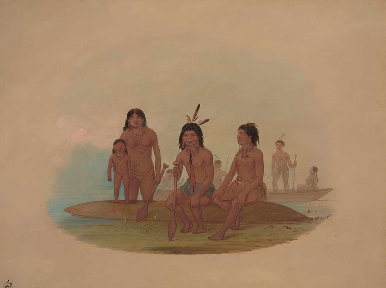 Marahua-Indianer, 1854-1869 von George Catlin