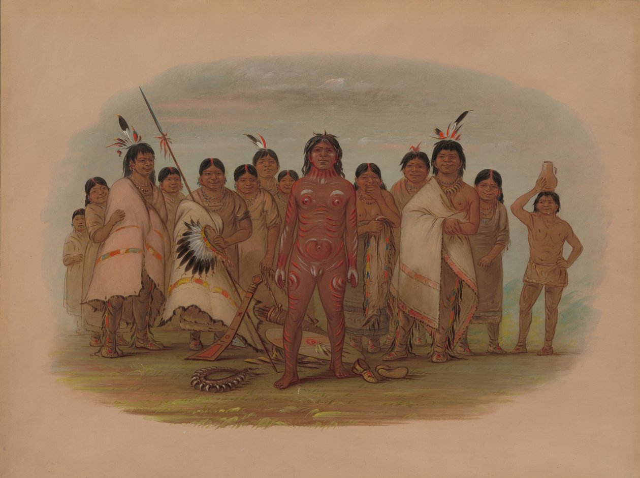 Male mich - Apachee von George Catlin