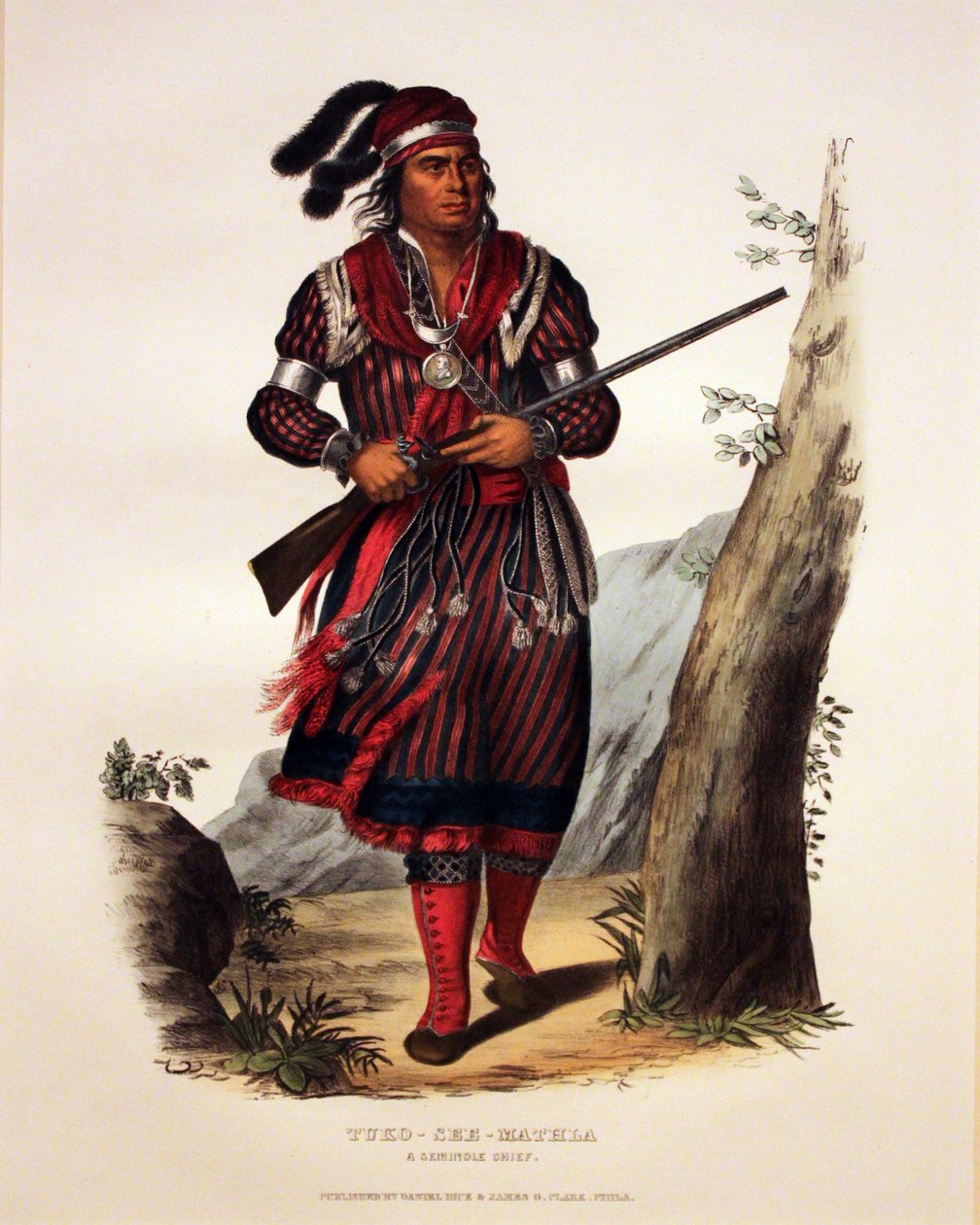 Seminole-Häuptling Tuko-See-Mathla von George Catlin