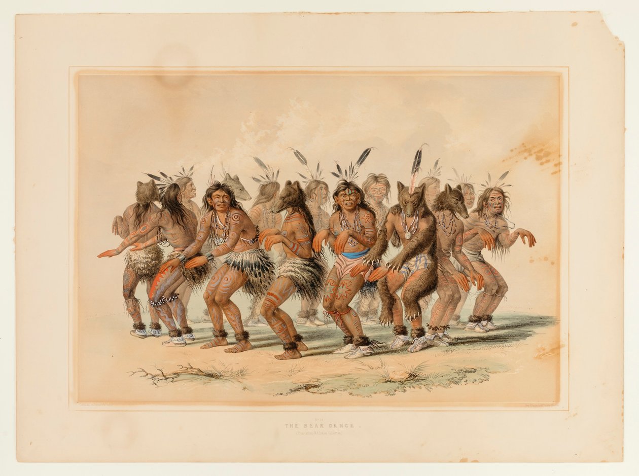 Der Bärentanz--Nr. 18 von George Catlin