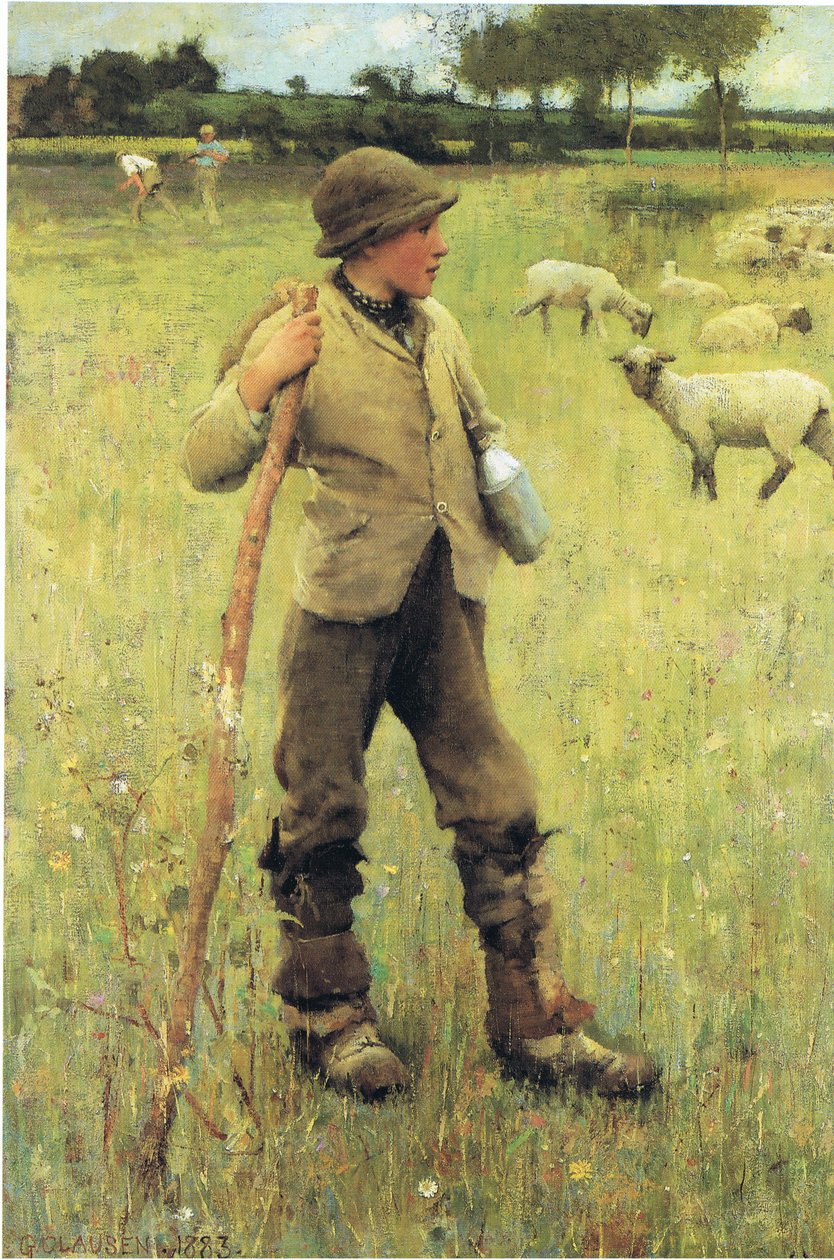 Der Hirtenjunge von George Clausen