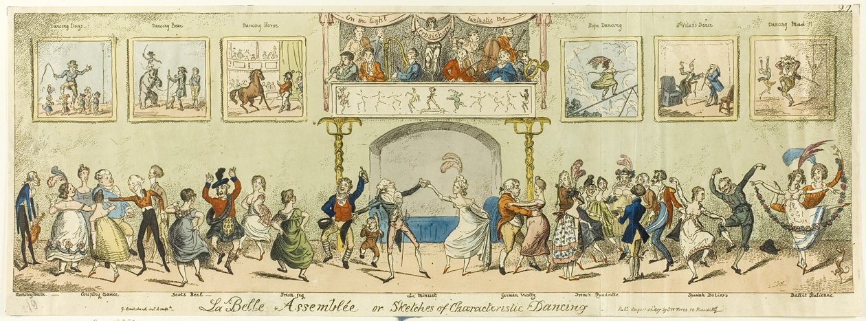 La Belle Assemblée von George Cruikshank