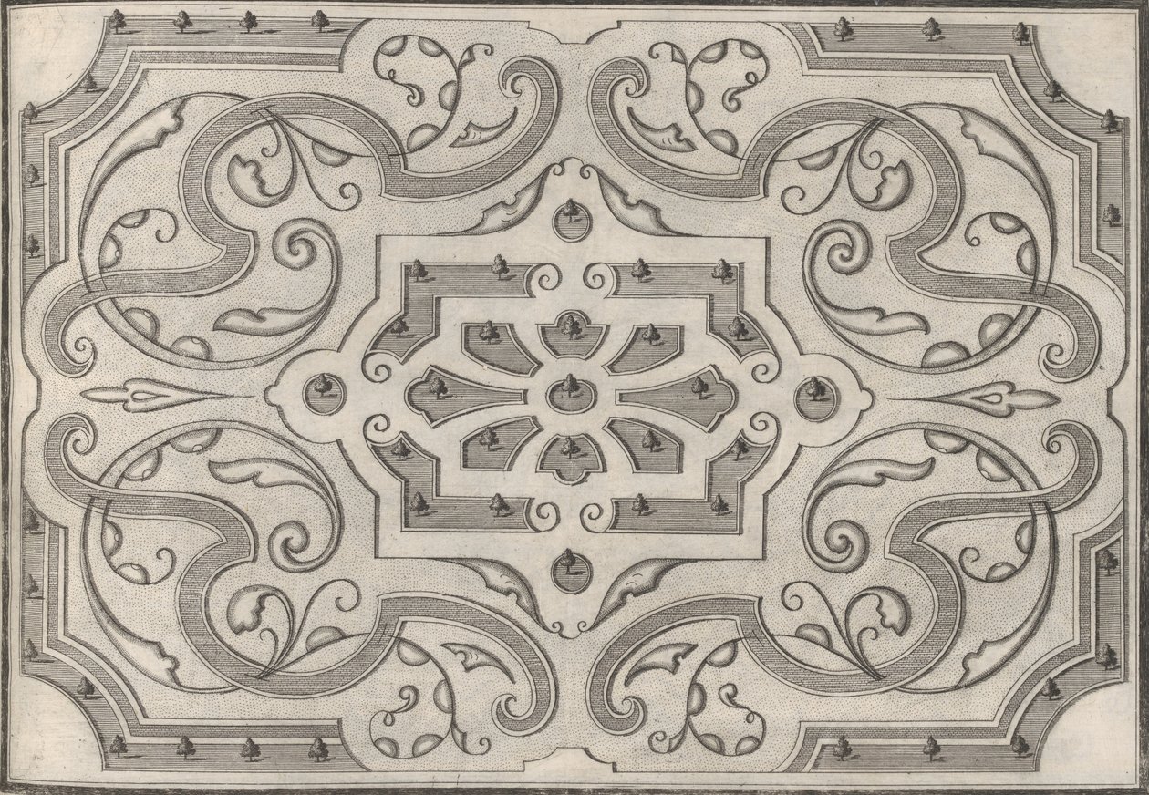 Gartenparterres, 1697-1705. von George Hätzl