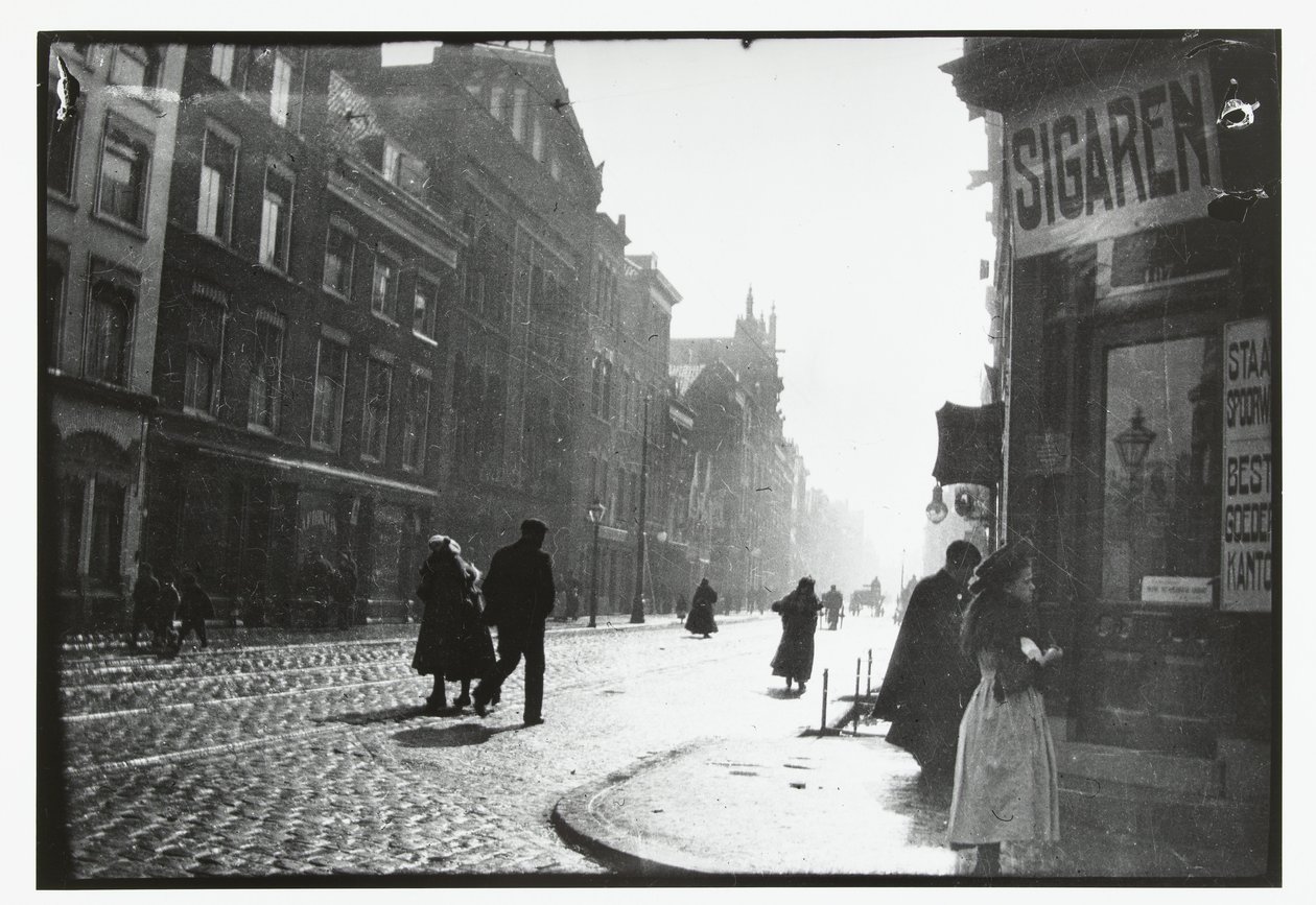 Straßenszene in Rotterdam von George Hendrik Breitner