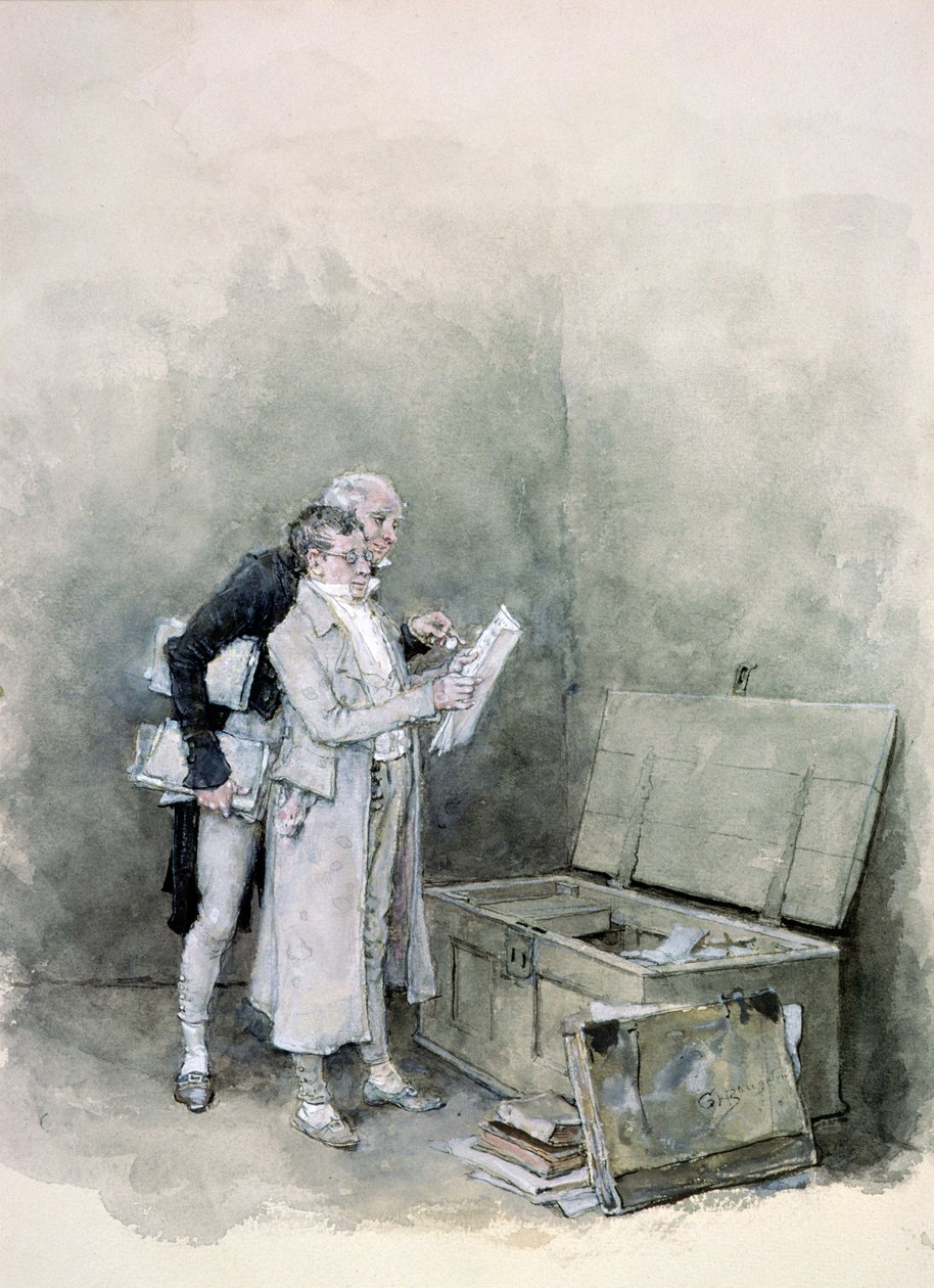 Die Urkundentruhe von George Henry Boughton