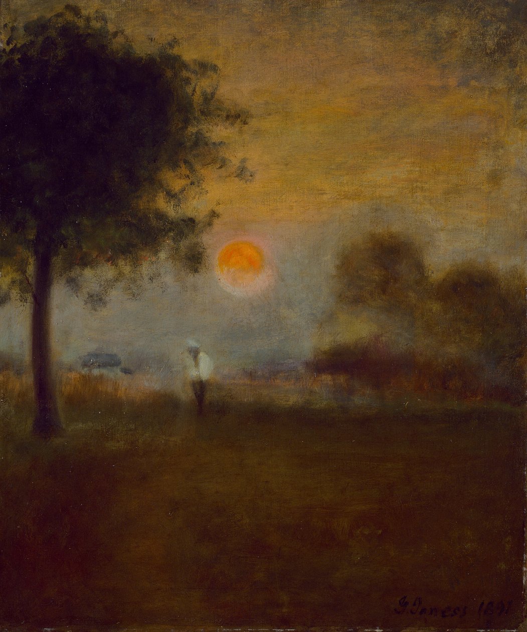 Mondaufgang, 1891 von George Inness