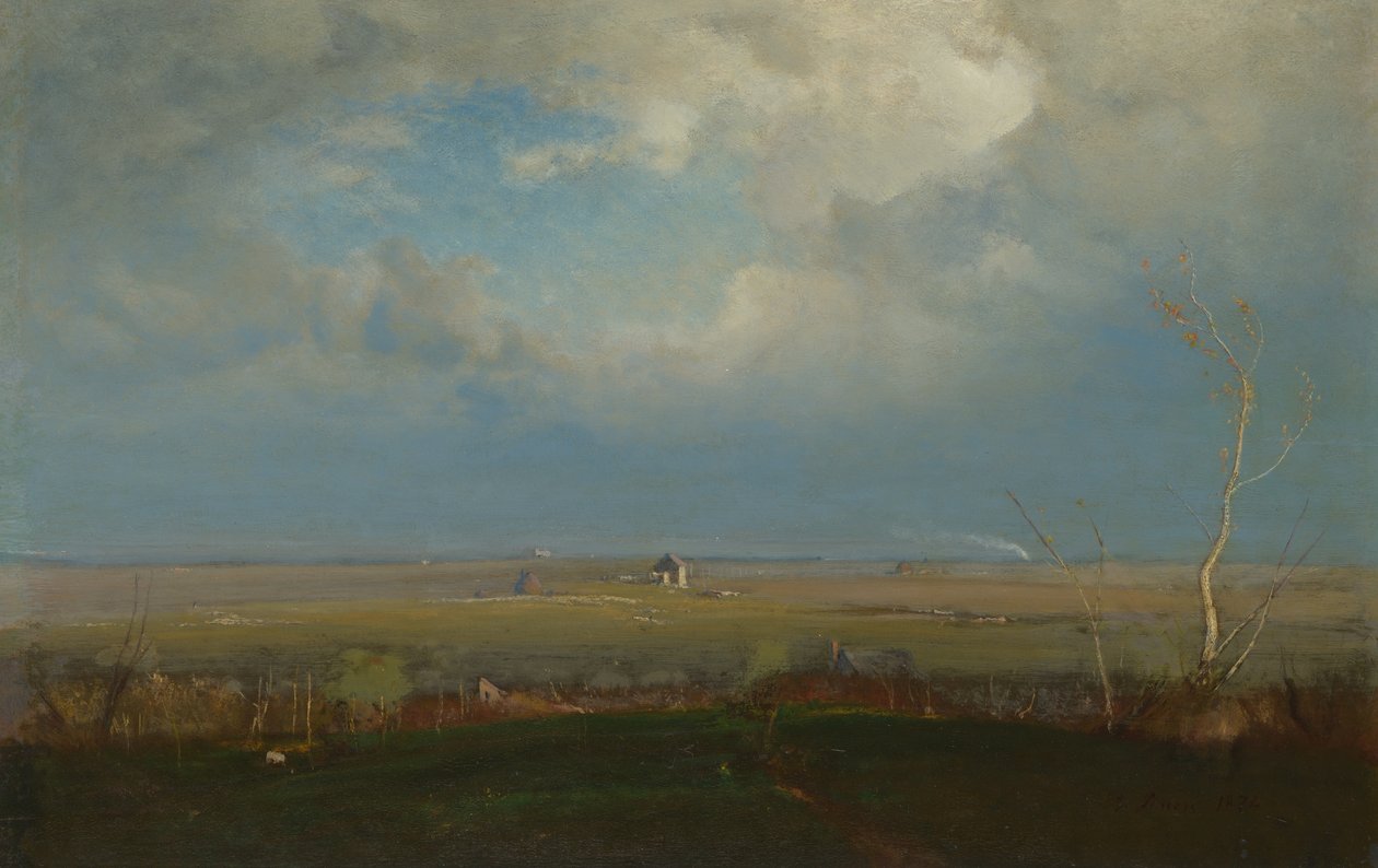 Abenddämmerung in Italien von George Inness