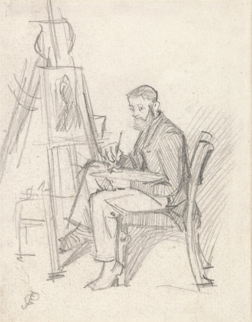 Selbstporträt von George John Pinwell