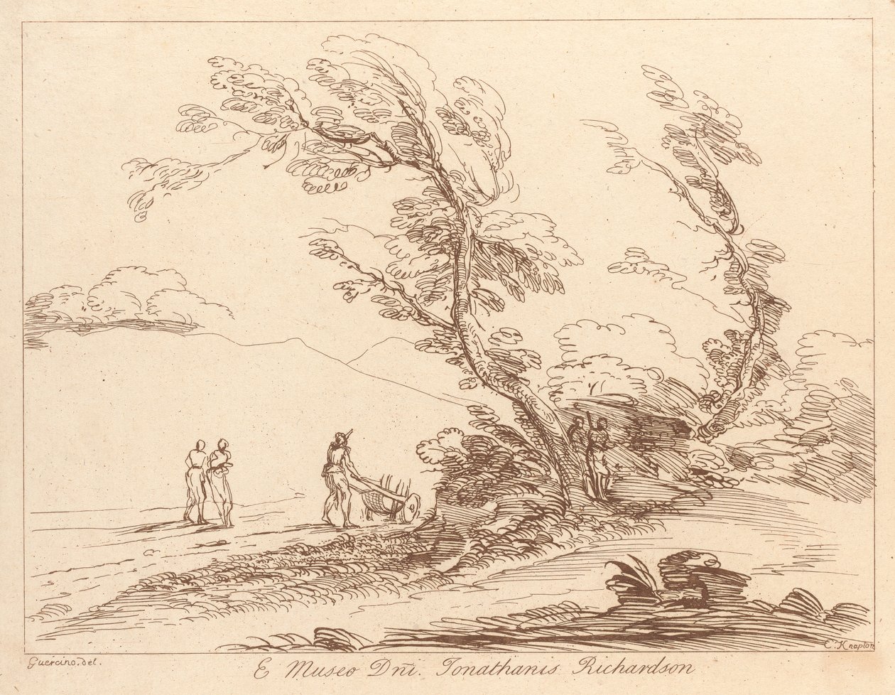 Ohne Titel: Landschaft von George Knapton