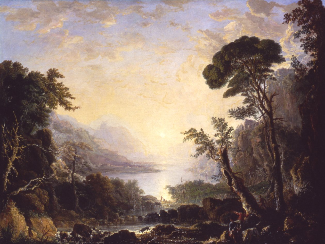 Komposition, Italienische Landschaft von George Loring Brown