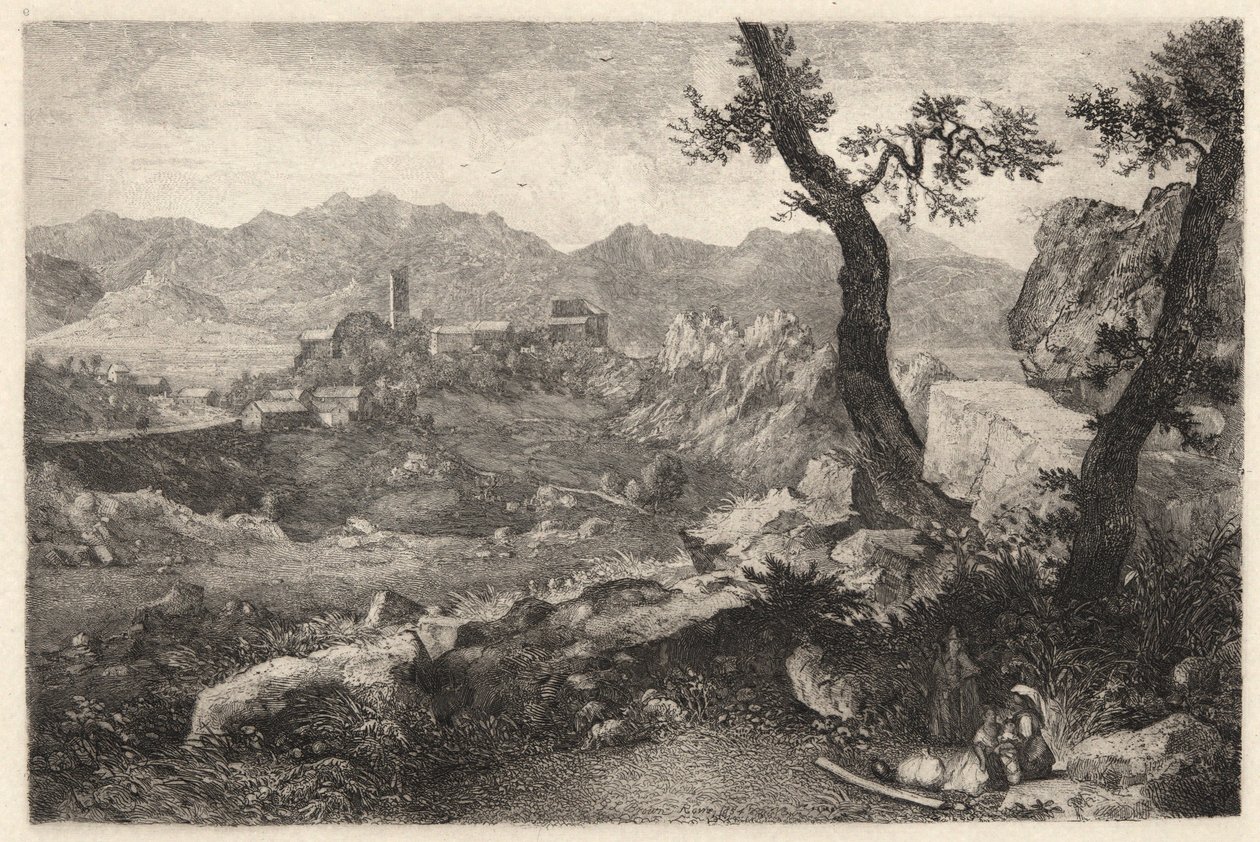 Ansicht in der Nähe von Rom von George Loring Brown