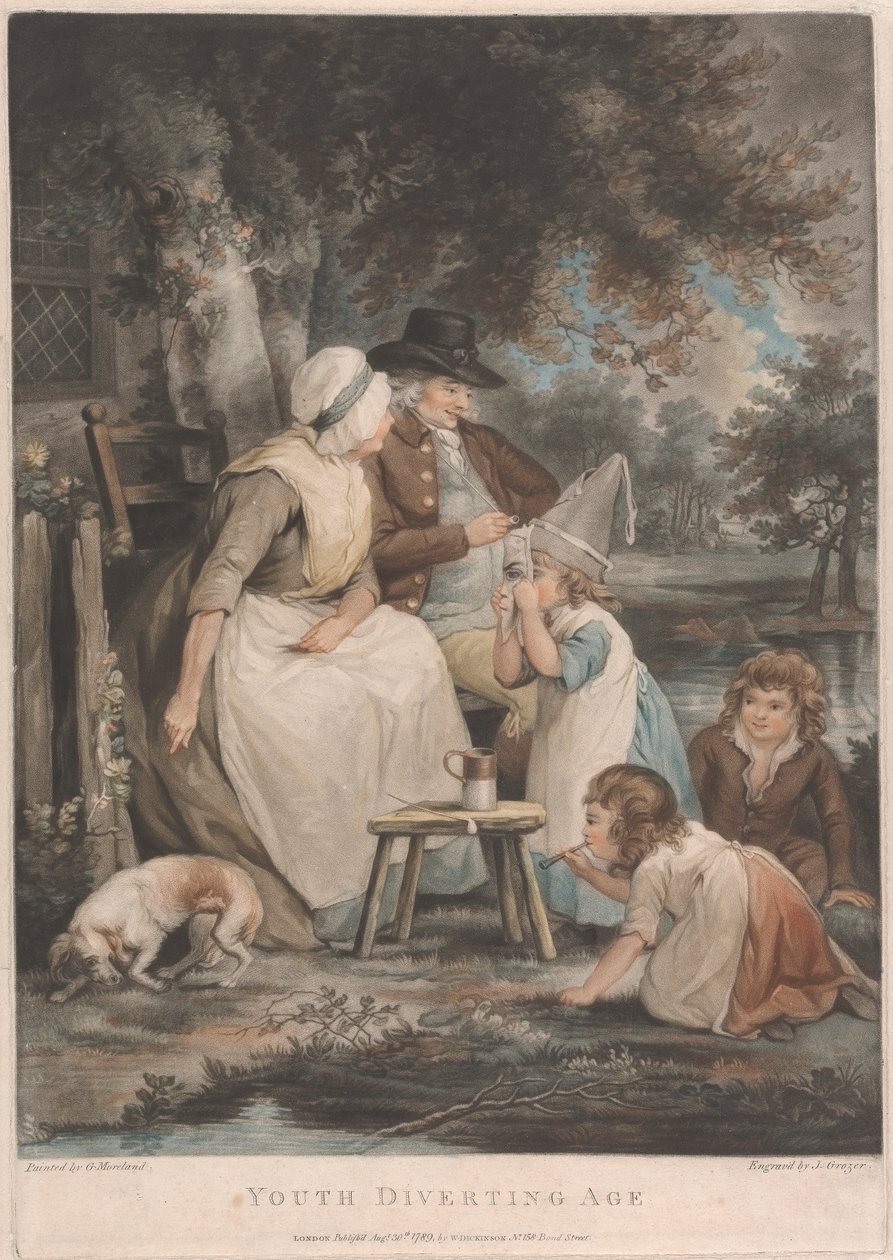 Jugend unterhält das Alter von George Morland