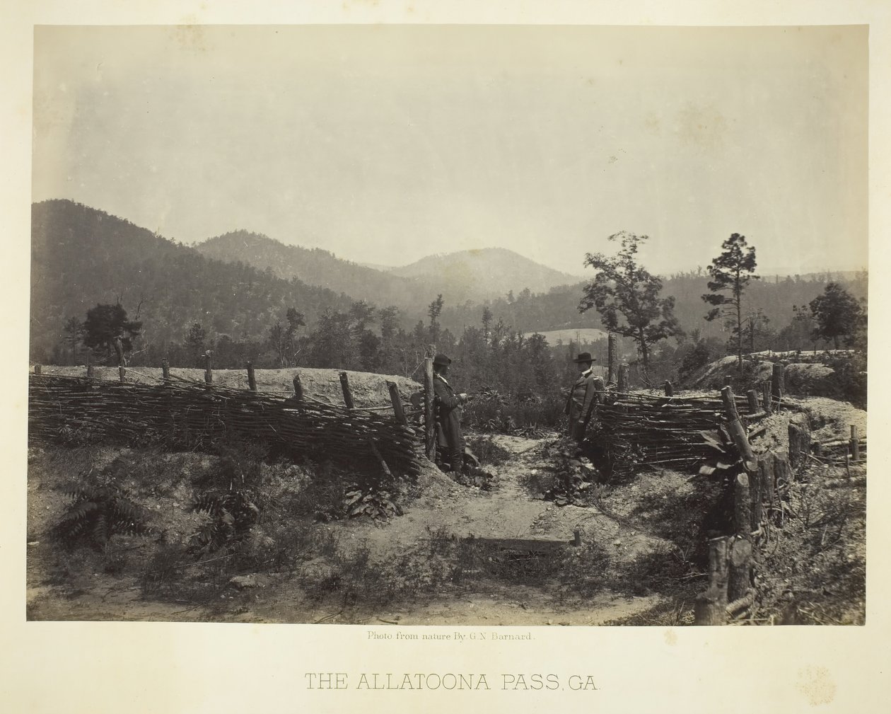 Der Allatoona-Pass, GA, 1866 von George N. Barnard