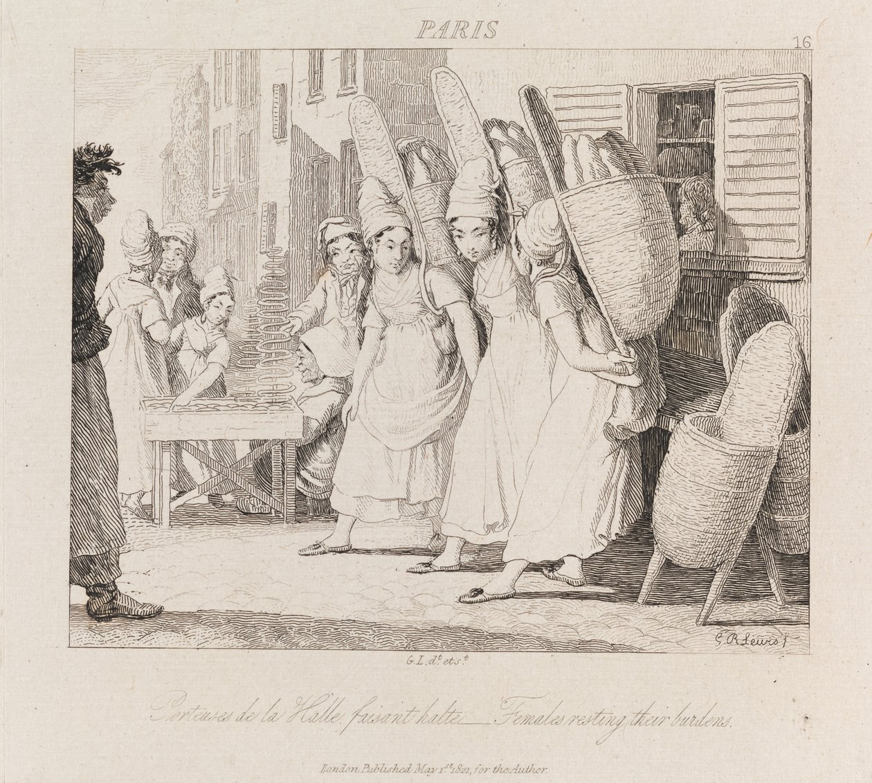 Frauen ruhen, Paris, um 1821 von George Robert Lewis