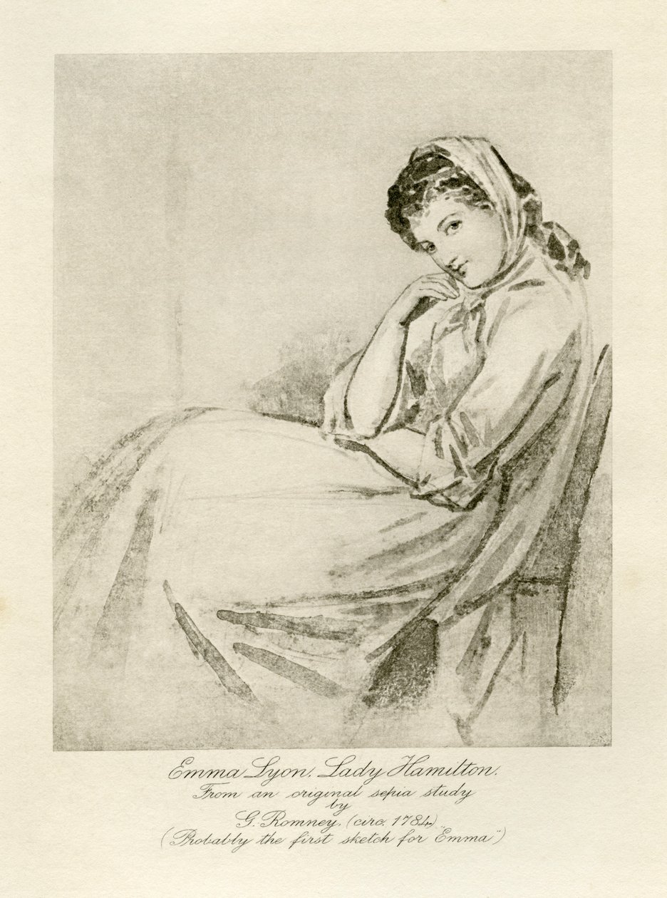 Emma Lady Hamilton von George Romney