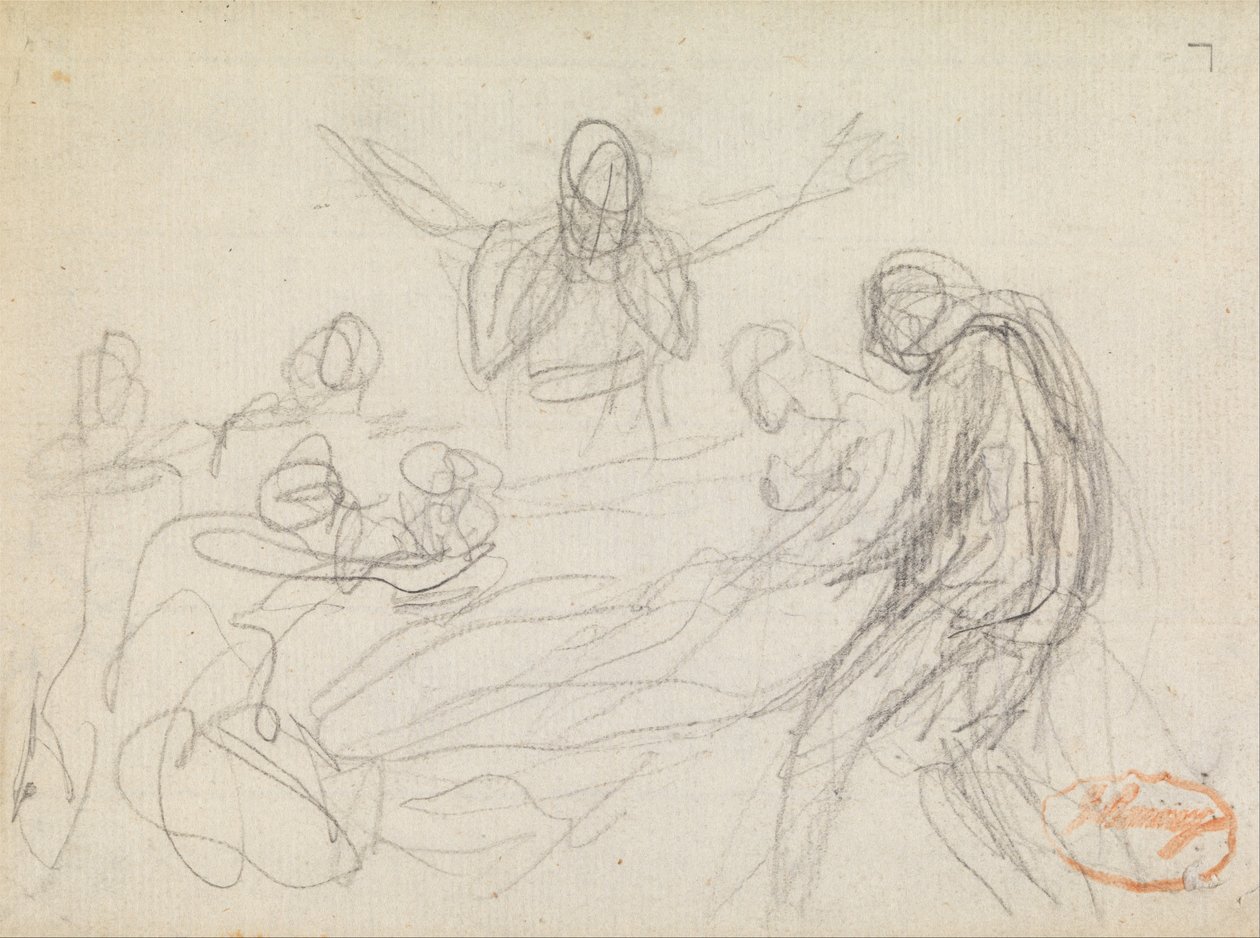 Figurenkompositionsstudie 11 von George Romney