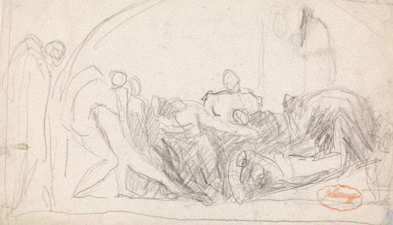 Figurenkompositionsstudie 22 von George Romney