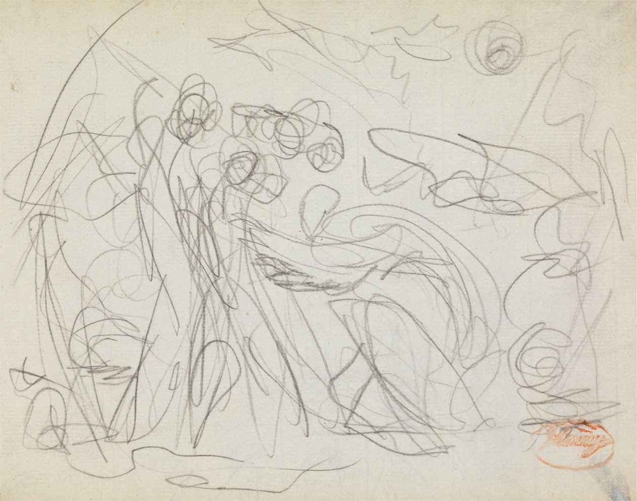 Figurenkompositionsstudie 37 von George Romney