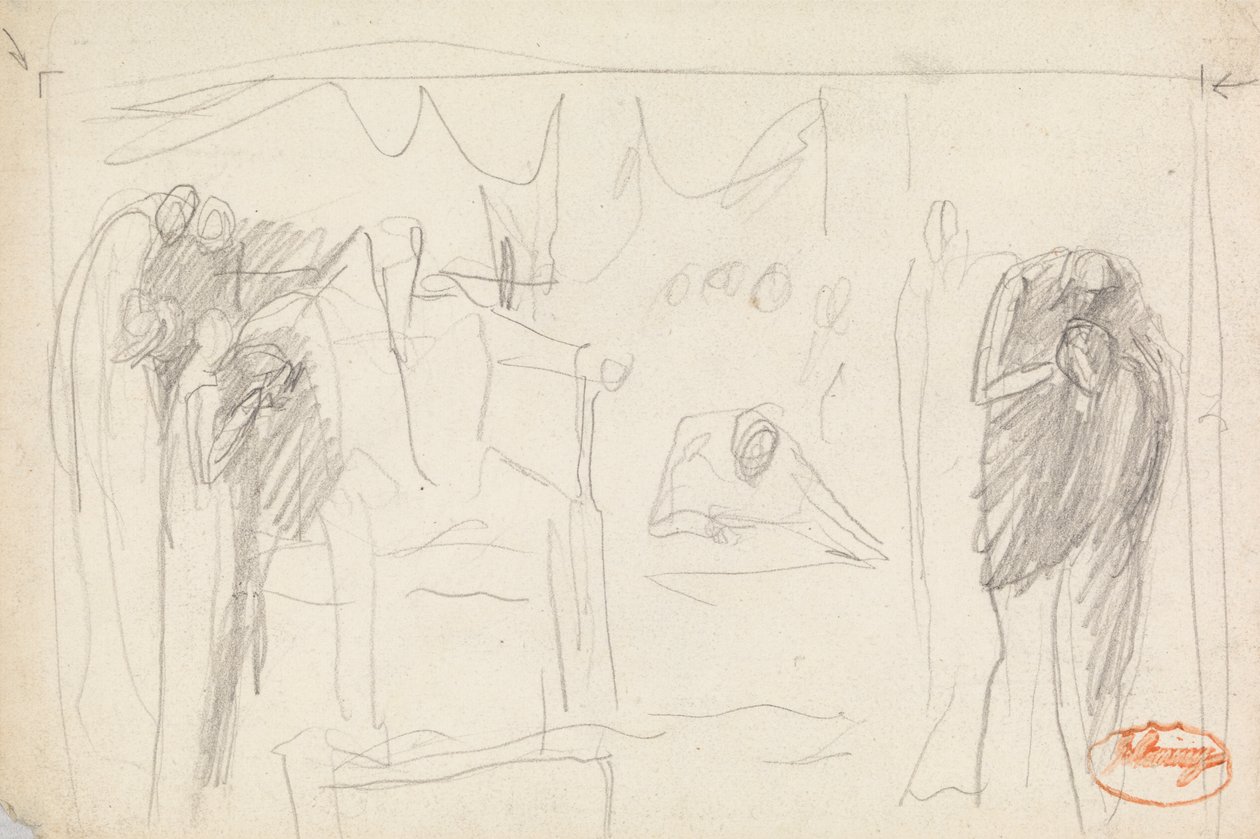 Figurenkompositionsstudie 45 von George Romney