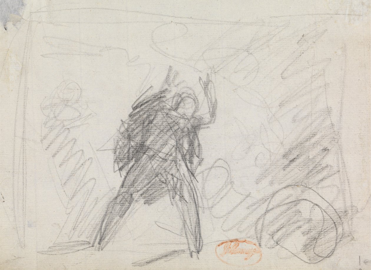 Studie einer stehenden Figur von George Romney