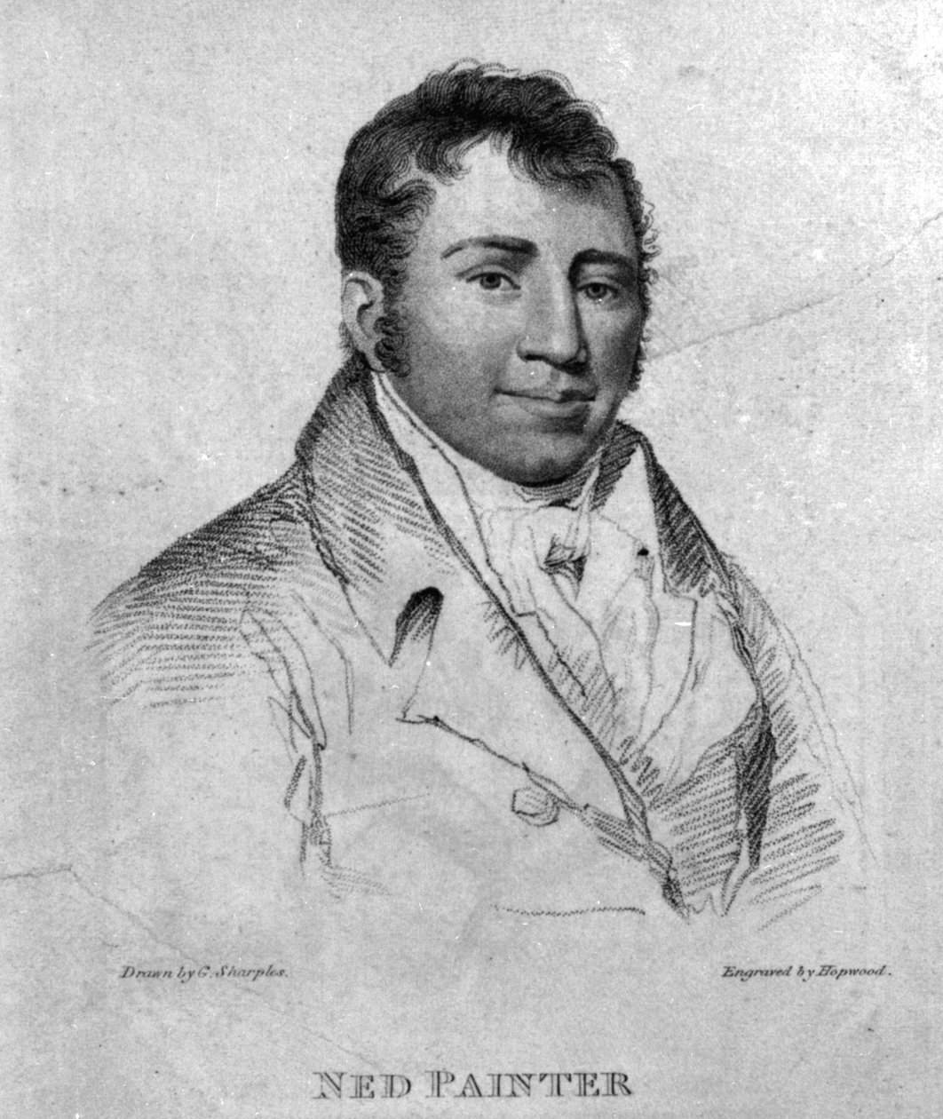 Ned Painter, graviert von Hopwood von George Sharples