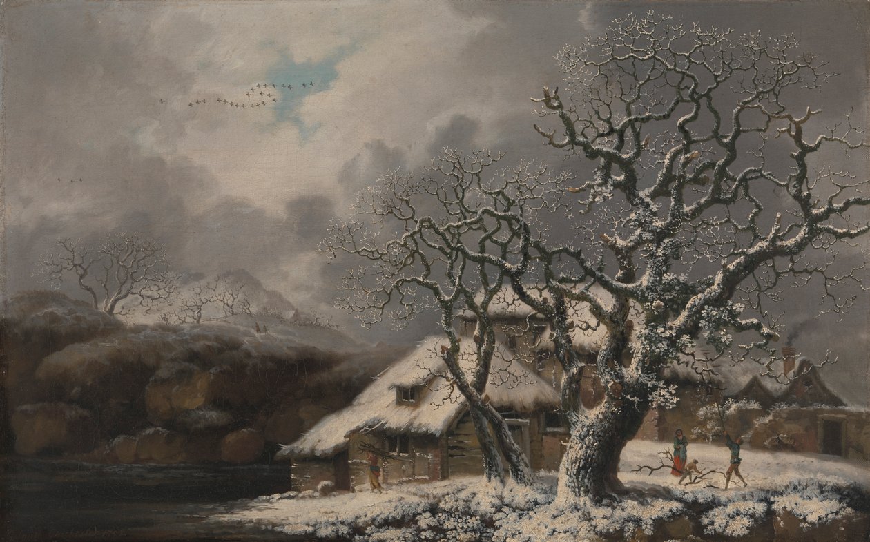 Eine Winterlandschaft von George Smith