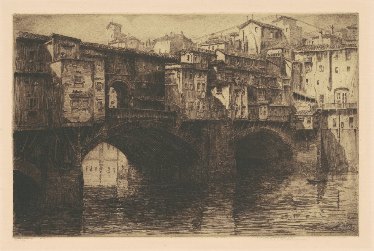 Ponte Vecchio, Florenz von George Walter Chandler