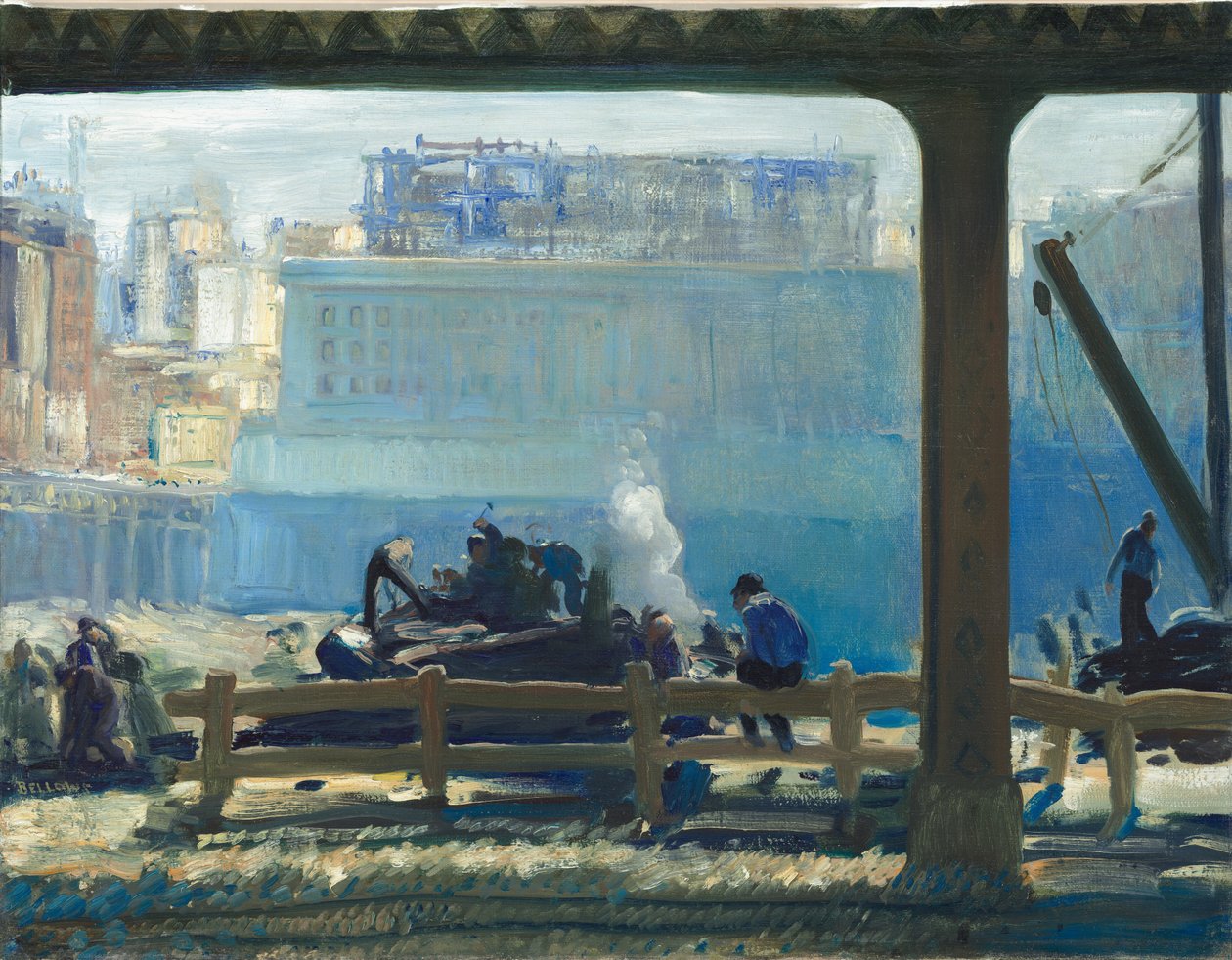 Blauer Morgen von George Wesley Bellows