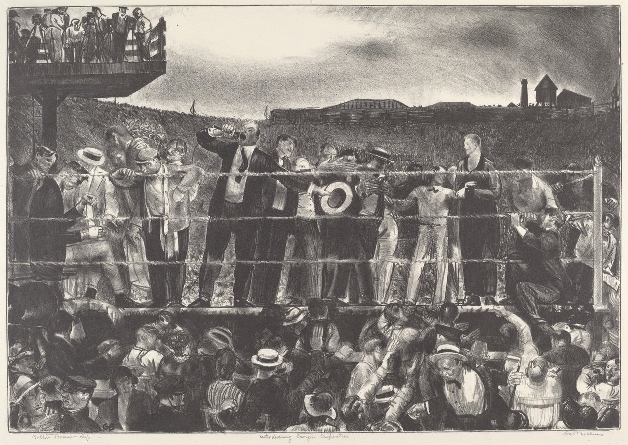 Einführung von Georges Carpentier, 1921 von George Wesley Bellows