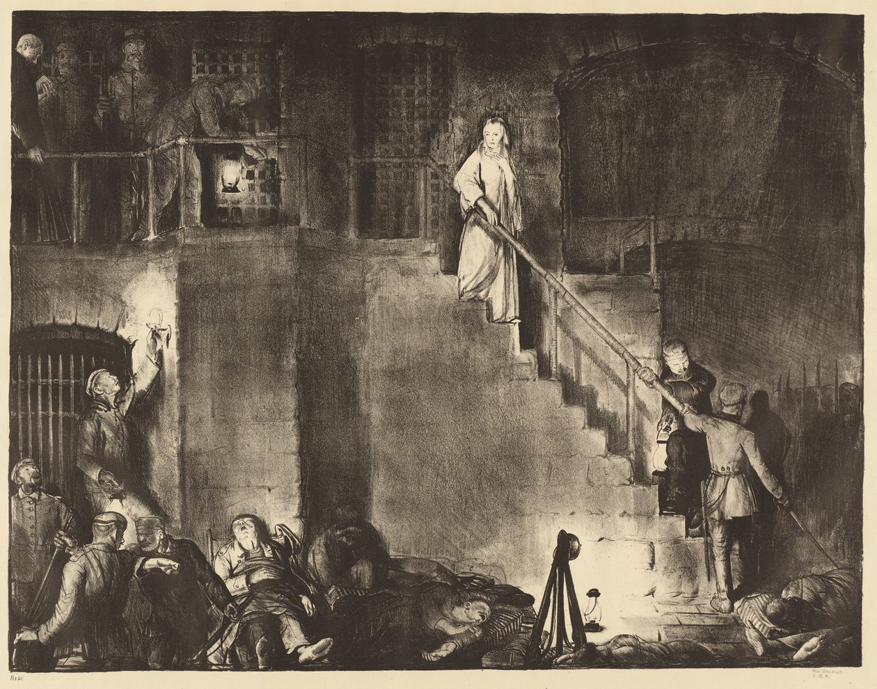 Mord an Edith Cavell von George Wesley Bellows