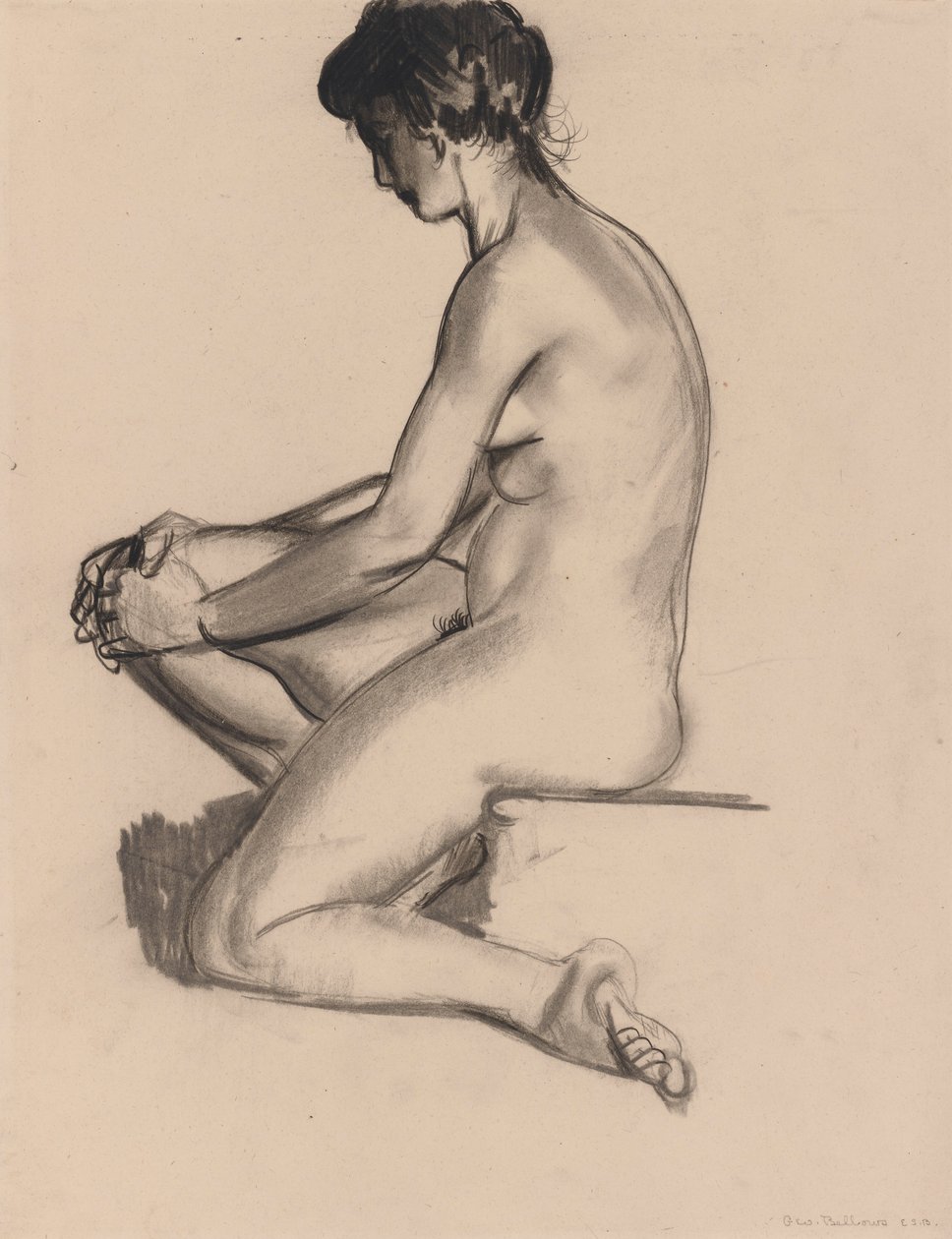 Nackte Frau von George Wesley Bellows
