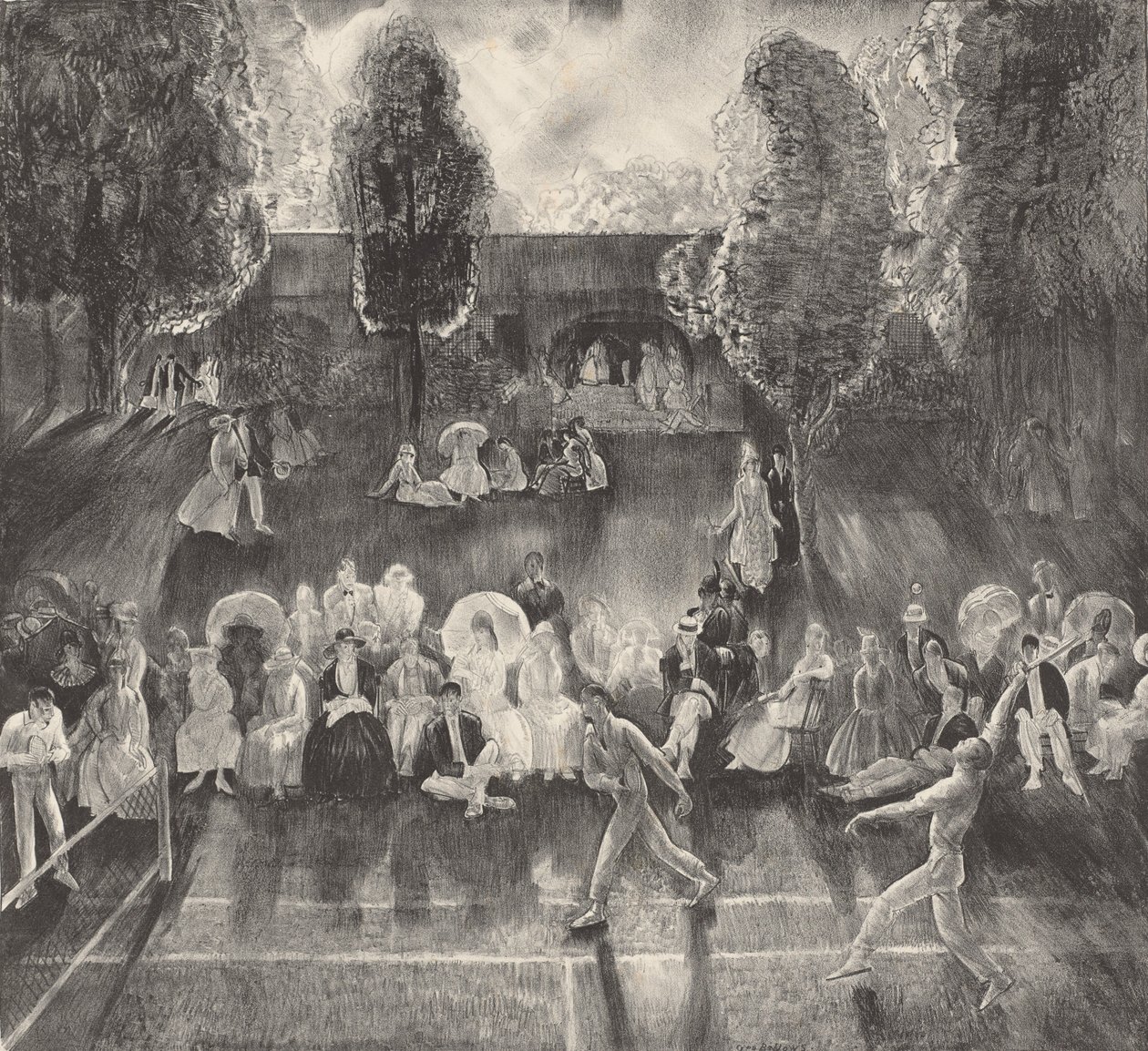 Tennis von George Wesley Bellows
