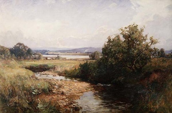 Ein schottischer Bachlauf von George Whitton Johnstone