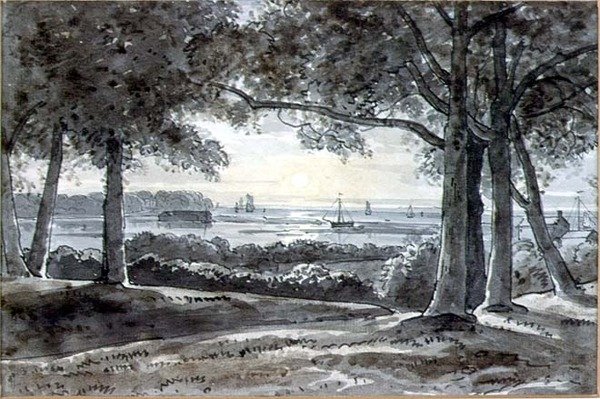 Flussszene von George the Younger Barret