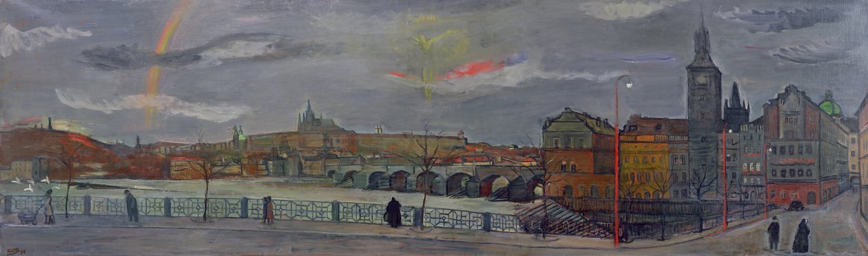 Ansicht von Prag, 1939 von Georges Kars