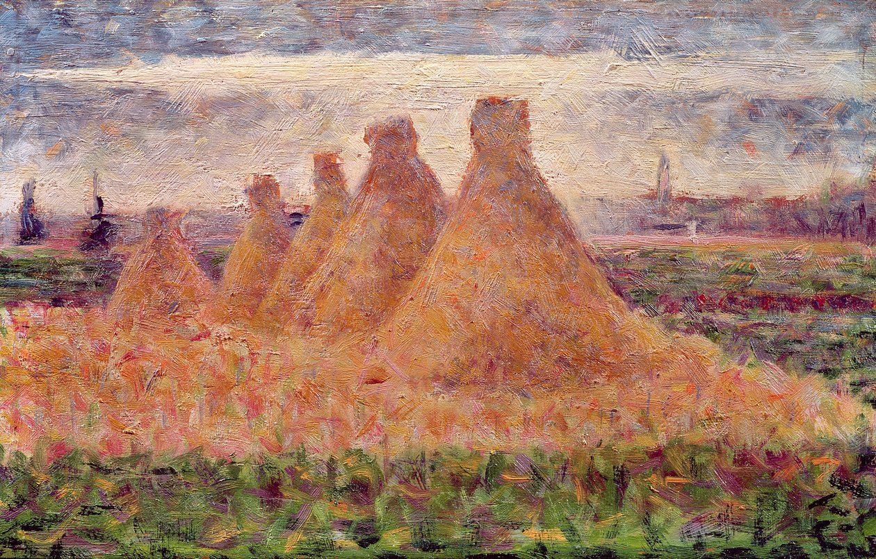 Strohstapel von Georges Seurat
