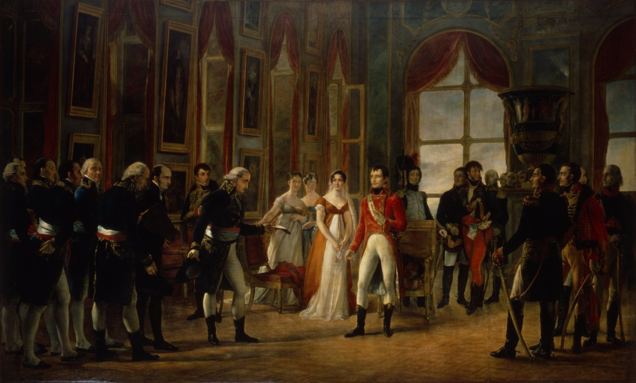 Napoleon empfängt die Senatoren und erklärt sich selbst zum Kaiser, 18. Mai 1804 von Georges Rouget