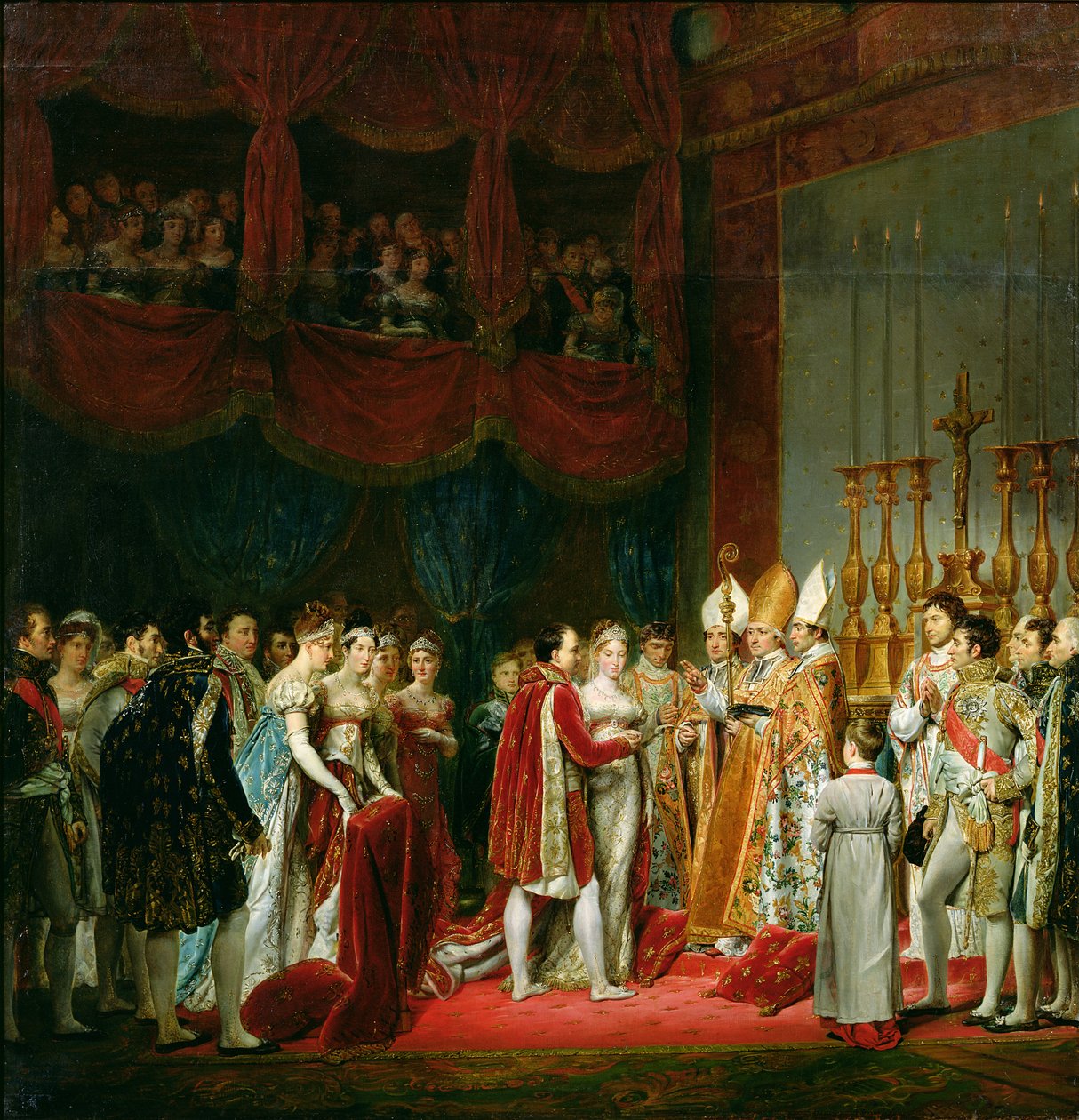 Die Hochzeit von Napoleon I. (1769-1821) und Marie Louise (1791-1847), Erzherzogin von Österreich, 2. April 1810 von Georges Rouget